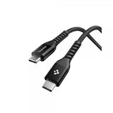 Spigen Essential Kabel Fabric USB-C/USB-C 100W 1m Svart