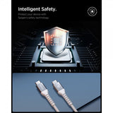 Spigen Essential Kabel Fabric USB-C/USB-C 100W 1m Vit