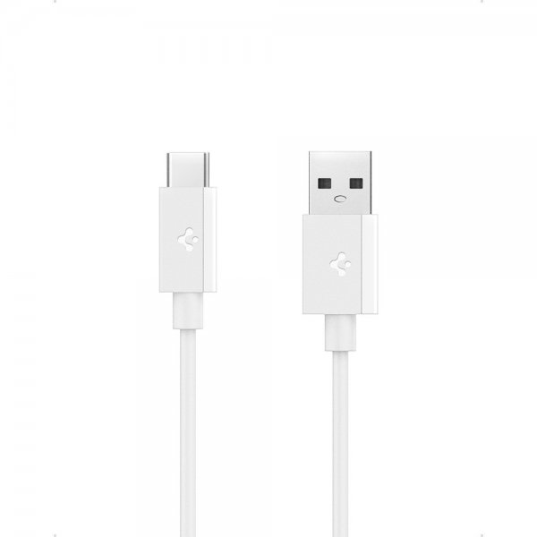 Spigen Essential Kabel USB-A till USB-C 60W 1m Vit