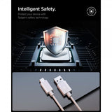 Spigen Essential Kabel USB-A till USB-C 60W 1m Vit