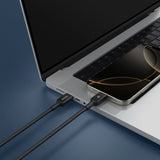 Spigen Essential Kabel USB-C till USB-C 100W 1m Svart
