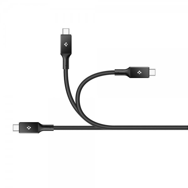 Spigen Essential Kabel USB-C till USB-C 100W 1m Svart