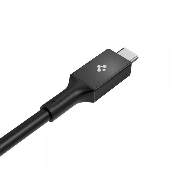 Spigen Essential Kabel USB-C till USB-C 100W 1m Svart