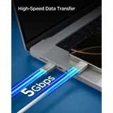 Spigen Essential Kabel USB-C till USB-C 100W 2m Vit