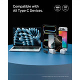 Spigen Essential Kabel USB-C till USB-C 60W 1m Vit