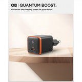 Spigen Essential Laddare 30W USB-C Orange/Svart