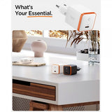 Spigen Essential Laddare 30W USB-C Vit