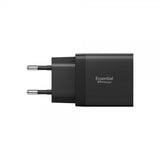 Spigen Essential Laddare 47W 2xUSB-C Svart
