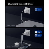 Spigen Essential Laddare 47W 2xUSB-C Vit