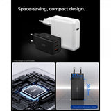 Spigen Essential Laddare 67W 2xUSB-C 1xUSB-A Svart