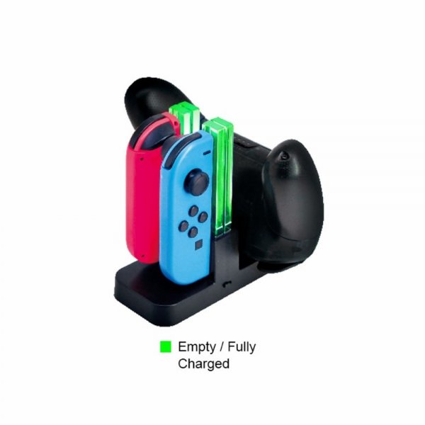 Dobe Laddstation med LED för Nintendo Switch Joy-Con