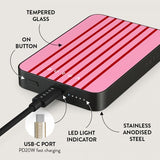 Burga Powerbank MagSafe 5000 mAh Favorite Bikini Metallgrå