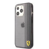 Ferrari iPhone 13 Pro Skal Gradient Print Logo Svart
