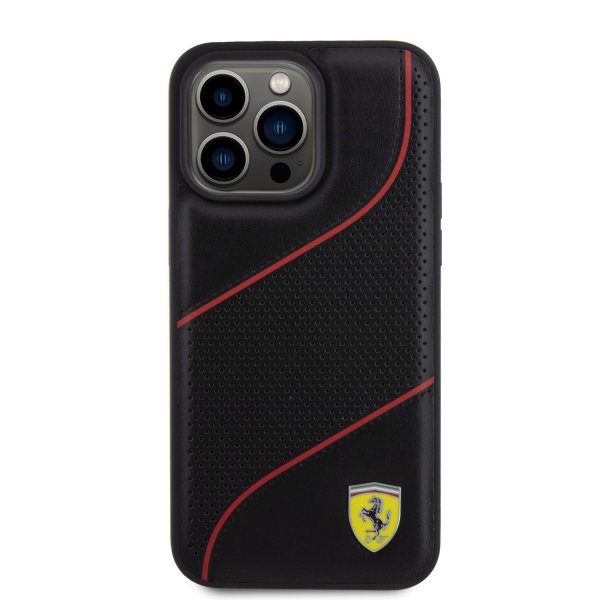 Ferrari iPhone 15 Pro Max Skal Perforerad Svart