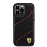 Ferrari iPhone 15 Pro Max Skal Perforerad Svart