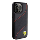 Ferrari iPhone 15 Pro Max Skal Perforerad Svart