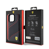Ferrari iPhone 15 Pro Max Skal Perforerad Svart