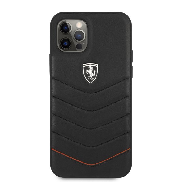 BMW iPhone 12 Pro Max Skal Off Track Quilted Svart