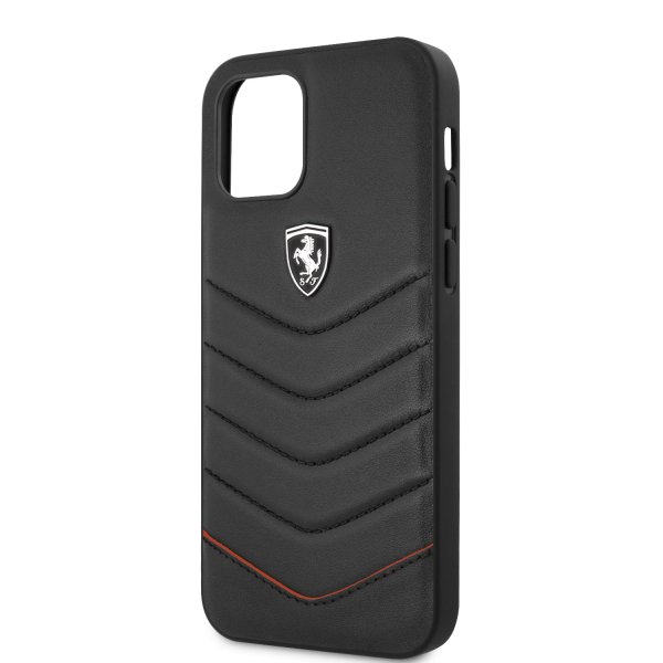 BMW iPhone 12 Pro Max Skal Off Track Quilted Svart