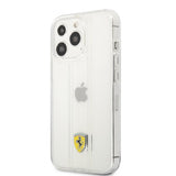 Ferrari iPhone 13 Pro Skal 3D Stripes Transparent