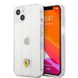 Ferrari iPhone 13 Mini Skal 3D Stripes Transparent