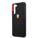 Ferrari Samsung Galaxy S22 Plus Skal Metal Logo Svart
