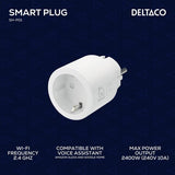 Deltaco Smart Home Fjärrströmbrytare Smart Plug WiFi