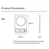 Baseus Foldable Magnetic Bracket MagSafe Svart