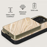 Burga Powerbank MagSafe 5000 mAh Full Glam Gold