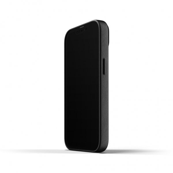 Mujjo iPhone 13 Skal Full Leather Case Monaco Blue