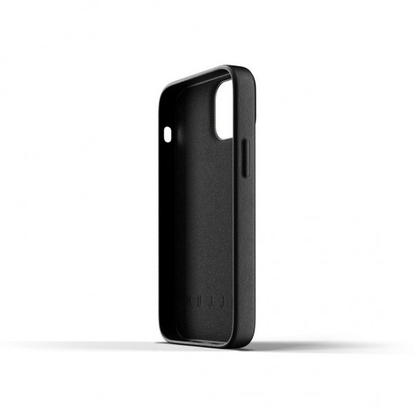Mujjo iPhone 13 Mini Skal Full Leather Case Svart