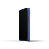 Mujjo iPhone 13 Mini Skal Full Leather Case Monaco Blue
