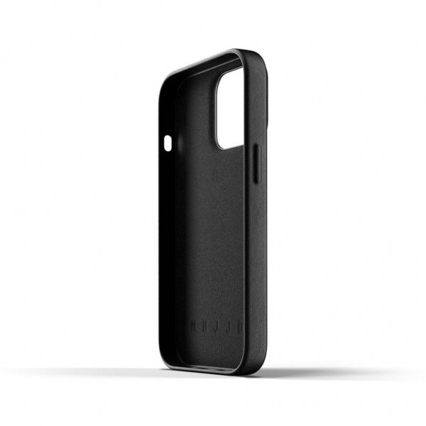 Mujjo iPhone 13 Pro Skal Full Leather Case Tan