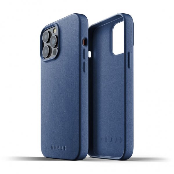 Mujjo iPhone 13 Pro Max Skal Full Leather Case Svart