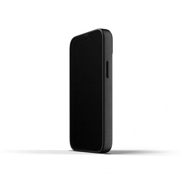Mujjo iPhone 13 Mini Skal Full Leather Wallet Case Svart