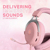Deltaco Gaming PH85 Stereo Gamingheadset Rosa