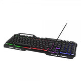 Deltaco Gaming DK120 Gaming Tangentbord RGB Metall Svart
