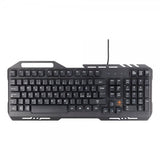 Deltaco Gaming DK120 Gaming Tangentbord RGB Metall Svart