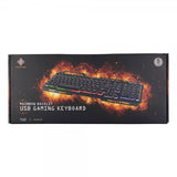 Deltaco Gaming DK120 Gaming Tangentbord RGB Metall Svart