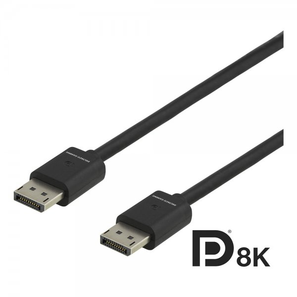 Deltaco Gaming DisplayPort 1.4 Kabel 2m