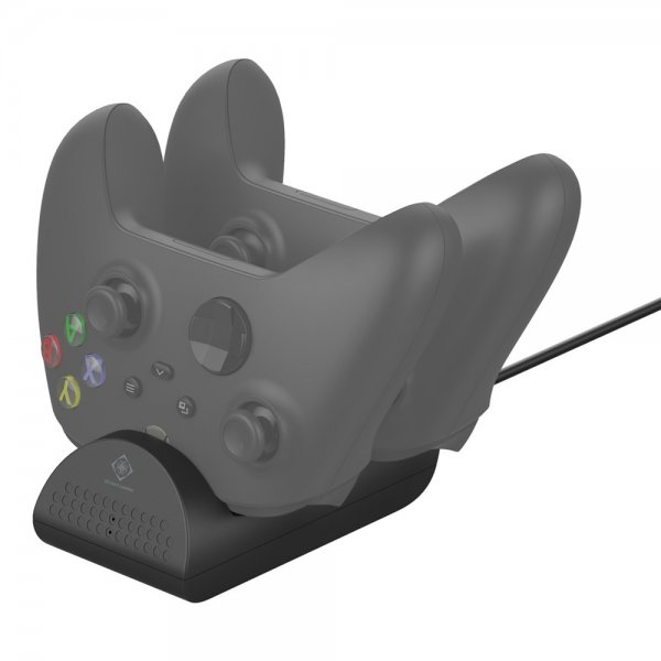 Deltaco Gaming Laddningsstation med batteripack för två Xbox Series X/S Kontroller