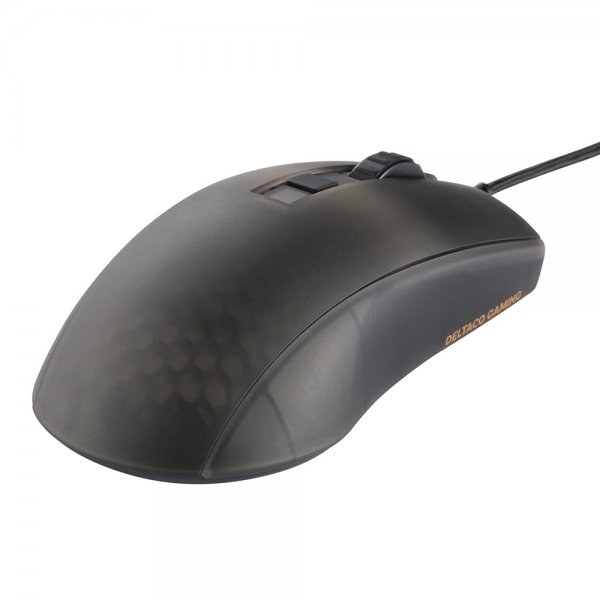 Deltaco Gaming DM310 Gaming Mus Semitransparent RGB Svart