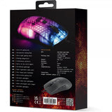 Deltaco Gaming DM310 Gaming Mus Semitransparent RGB Svart