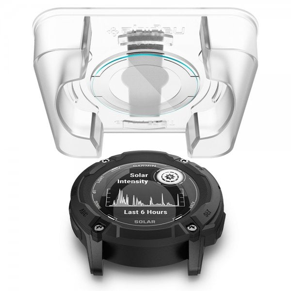 Spigen Garmin Instinct 2X Solar Skärmskydd GLAS.tR EZ Fit 2-pack