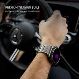 Fixed Garmin QuickFit 26mm Armband Titanium Strap Grå