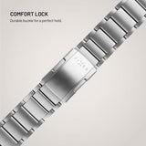 Fixed Garmin QuickFit 26mm Armband Titanium Strap Grå