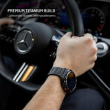 Fixed Garmin QuickFit 26mm Armband Titanium Strap Svart