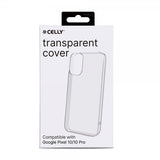 Celly Google Pixel 10/Pixel 10 Pro Skal GELSKIN Transparent