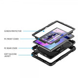Armor-X Lenovo Tab M10 (3rd Gen) TB328 Skal Rainproof Rugged Case Hand Strap Kickstand