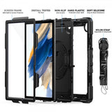 Armor-X Samsung Galaxy Tab A8 Skal Rainproof Rugged Case Hand Strap Kickstand